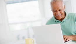 Older web users have better health