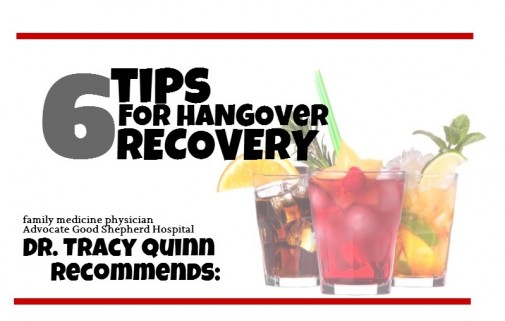 Infographic: 6 tips for hangover recovery