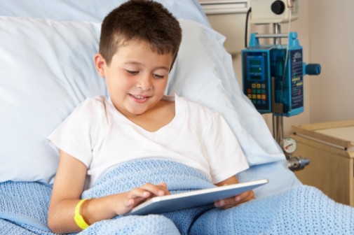 Virtual visits reduce stress in hospitalized kids