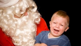 My kid is afraid of Santa, now what?