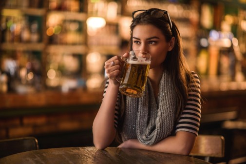 Do moderate drinkers have better heart health?