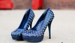Healing from breast cancer with blue, spiky heels