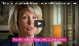 Suburban mom beats breast cancer with caregiver support and positivity