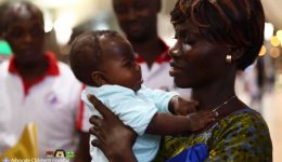 Video: Baby Dominique reunites with family in Africa