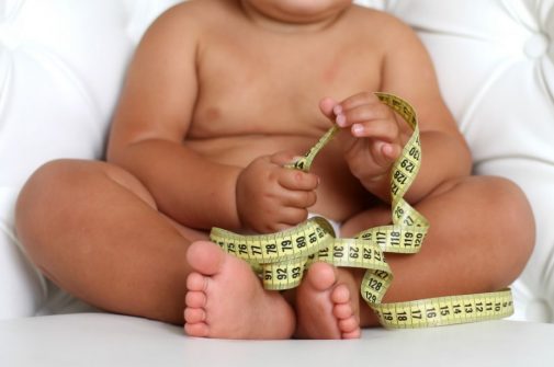 Do fat babies become fat kids?