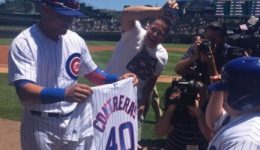 Cubs’ Willson Contreras surprises boy with Down syndrome for 10th birthday