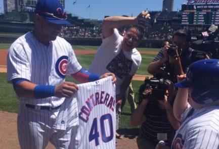Cubs’ Willson Contreras surprises boy with Down syndrome for 10th birthday
