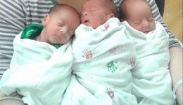 1, 2, 3: Mom gives birth to one-in-a-million triplets