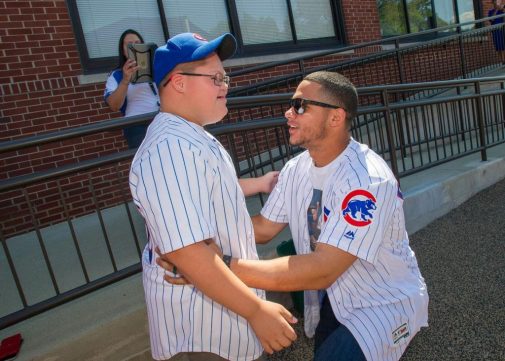 Cubs’ Willson Contreras surprises 11-year-old “best friend” with Down syndrome at school