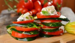 Featured Recipe: Grilled zucchini caprese towers
