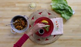 Recipe: Channa Masala Lettuce Wrap