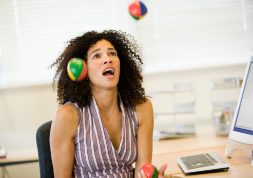 Parent juggling act