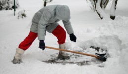 Shoveling snow can be risky for your health
