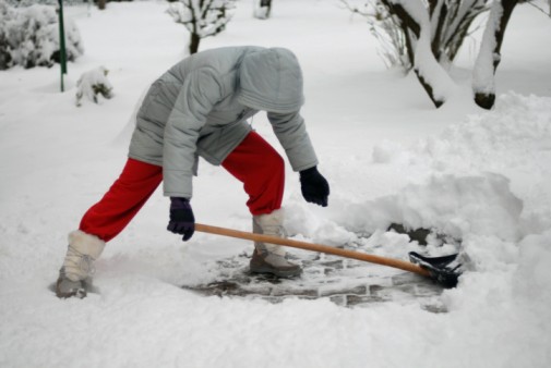 Shoveling snow can be risky for your health