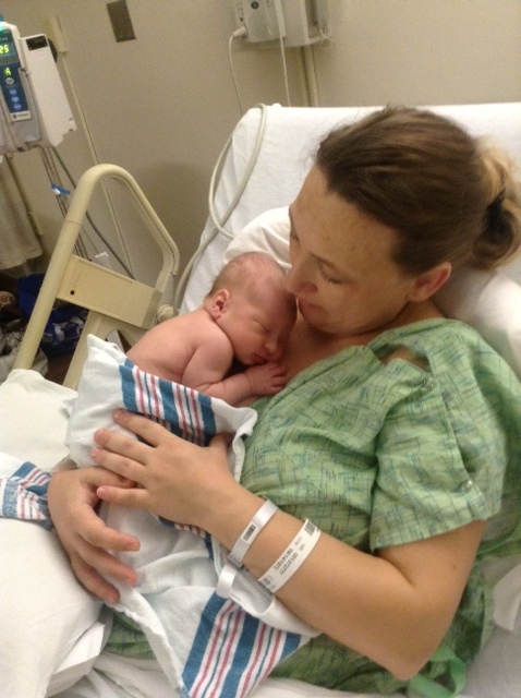 Healthy baby boy Benjamin was born on Monday at Advocate Christ Medical Center in Oak Lawn, Ill.