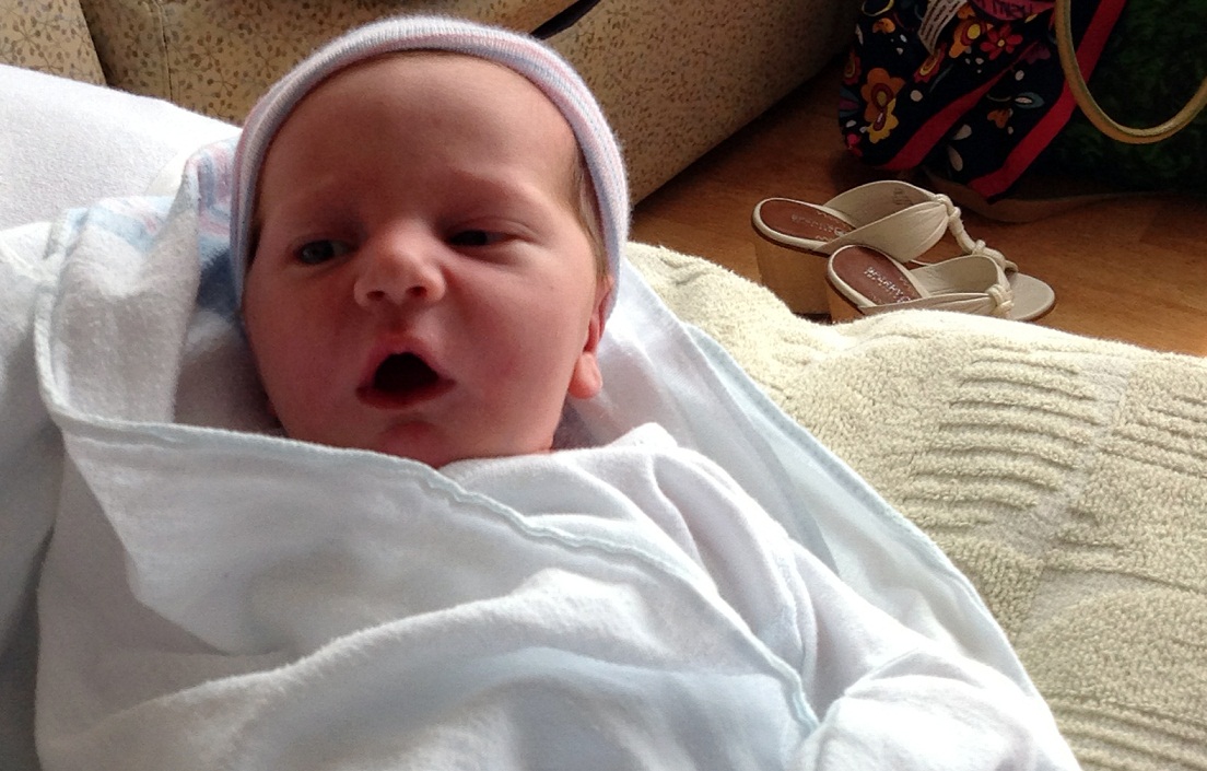 Harrison made an entrance into the world at Advocate Sherman Hospital in Elgin, Ill.