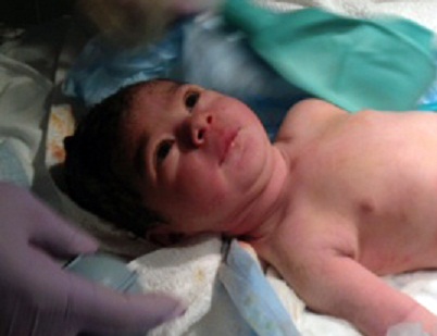 Little Kendrick was delivered at Advocate Sherman Hospital in Elgin, Ill.