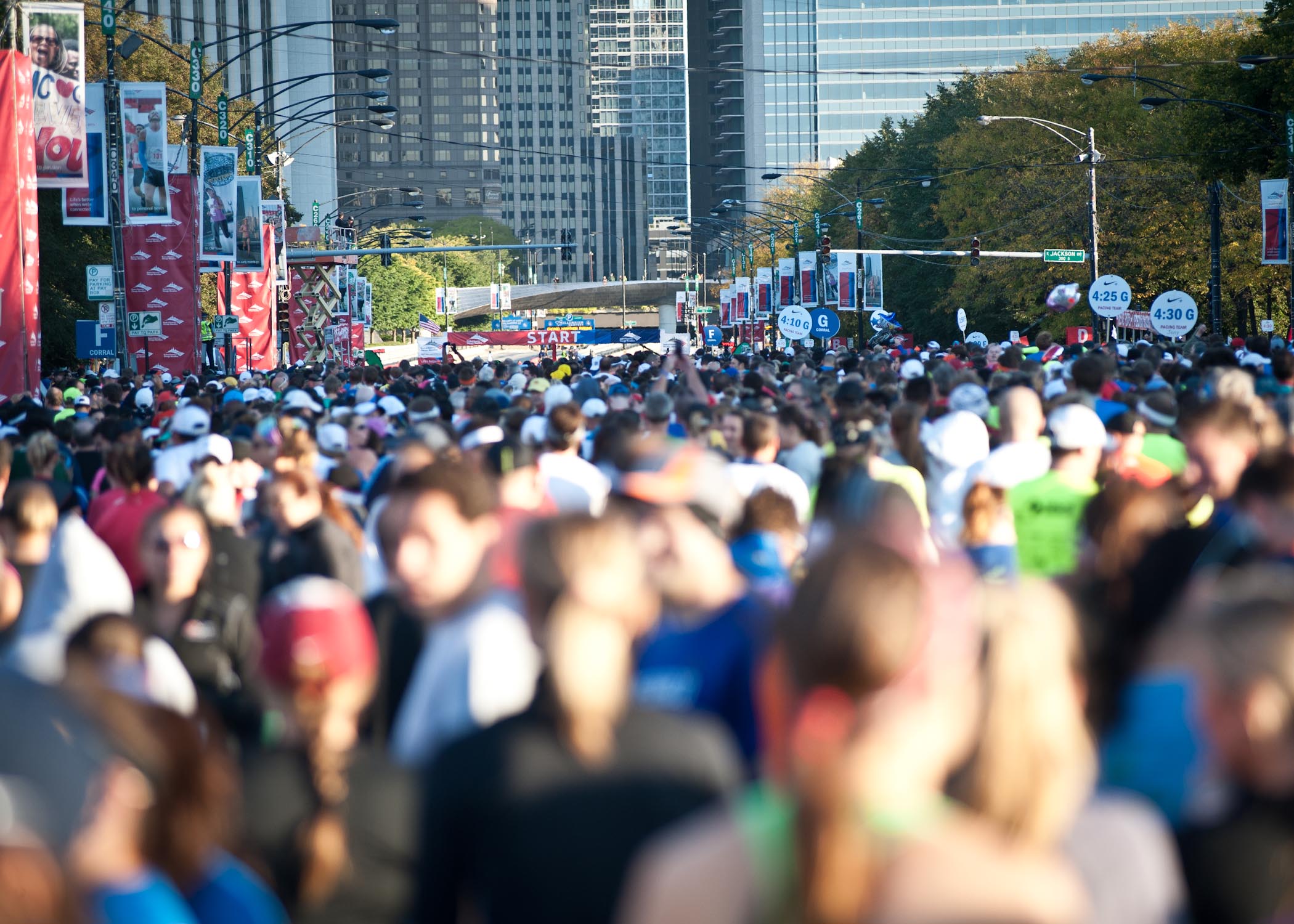 More than 40,000 runners ran this year’s Chicago Marathon.