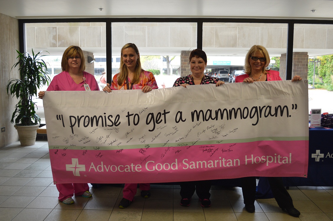 Do you promise to get your annual mammogram?