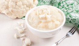 Healthy cauliflower mashed potatoes