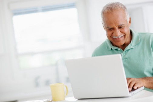 Older web users have better health