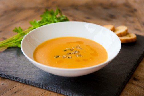 Butternut Squash and Leek Soup