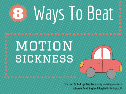 Infographic: 8 ways to beat motion sickness