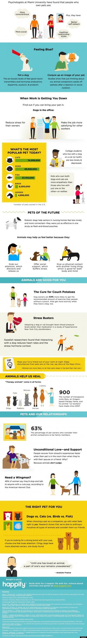 Infographic: How pets make us happier | health enews