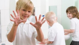How effective are hand sanitizers in schools?