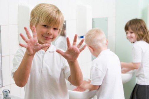 How effective are hand sanitizers in schools?