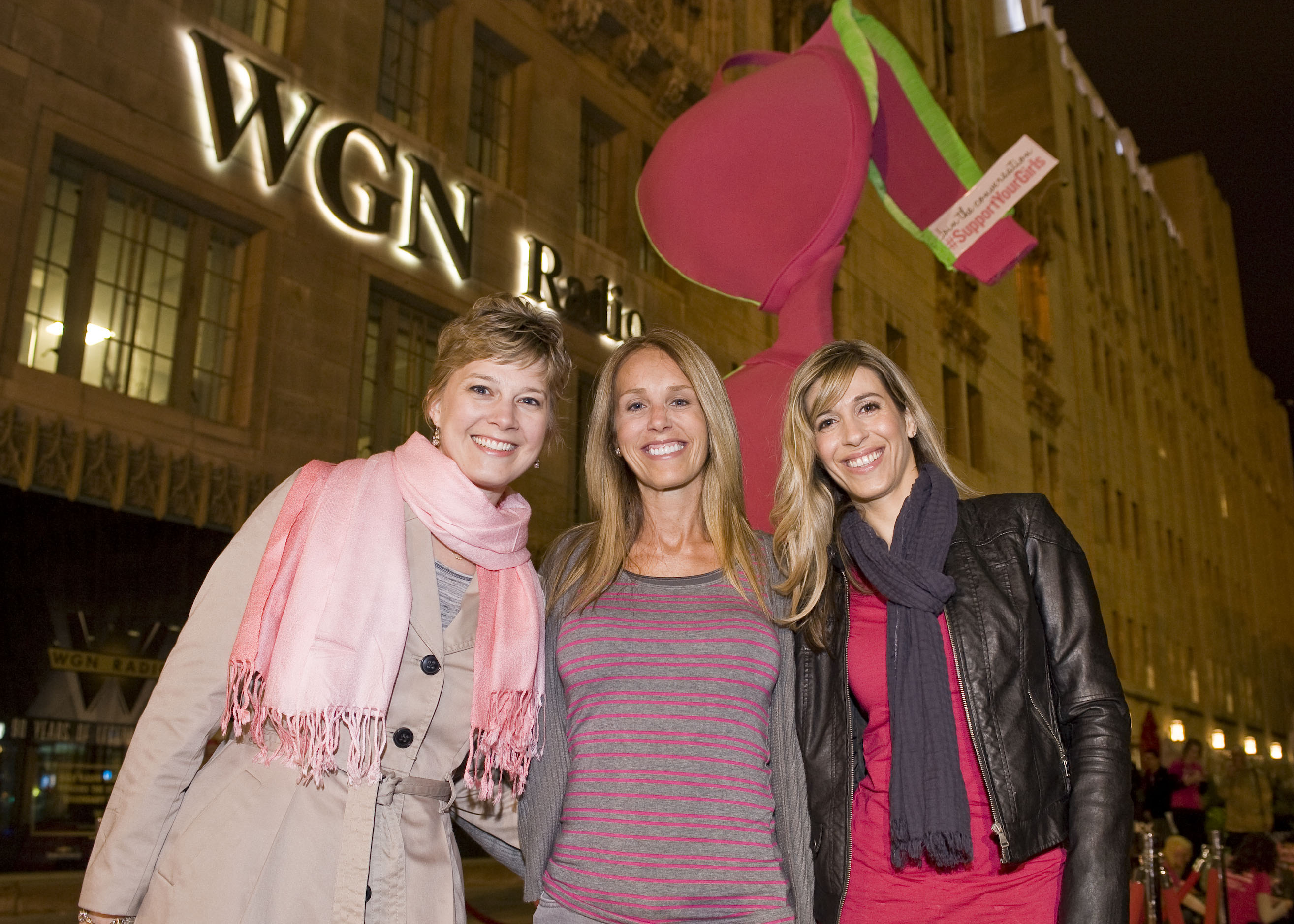 Three of our beautiful, inspiring breast cancer survivors.