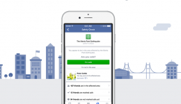New safety check-in feature on Facebook