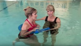 Water exercises to help with back pain