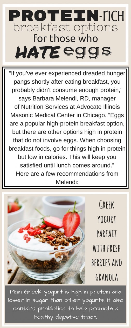 Infographic Try these proteinpacked breakfast alternatives health enews