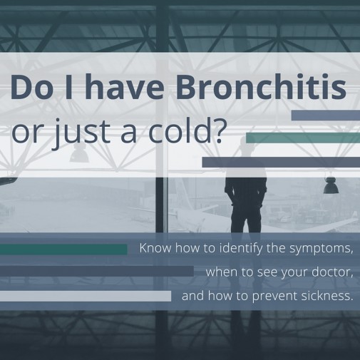 Infographic Do you have bronchitis or just a cold? health enews