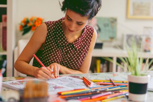 Are adult coloring books a form of art therapy?