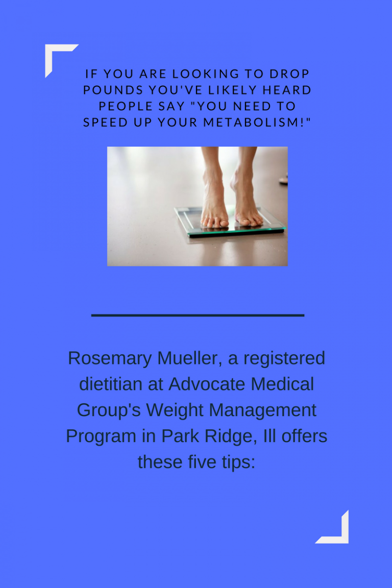 Infographic 5 Tips To Speed Up Your Metabolism Health Enews