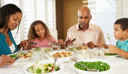 Families who do this at dinner are less likely to be overweight