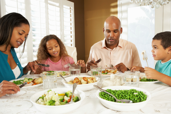 Families who do this at dinner are less likely to be overweight