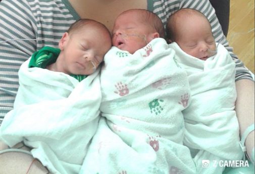 1, 2, 3: Mom gives birth to one-in-a-million triplets