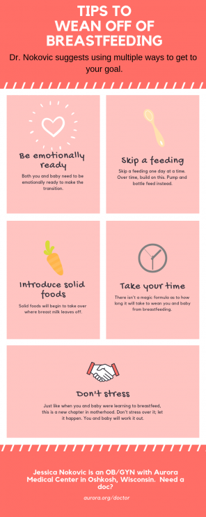 5 tips for weaning off breastfeeding | health enews