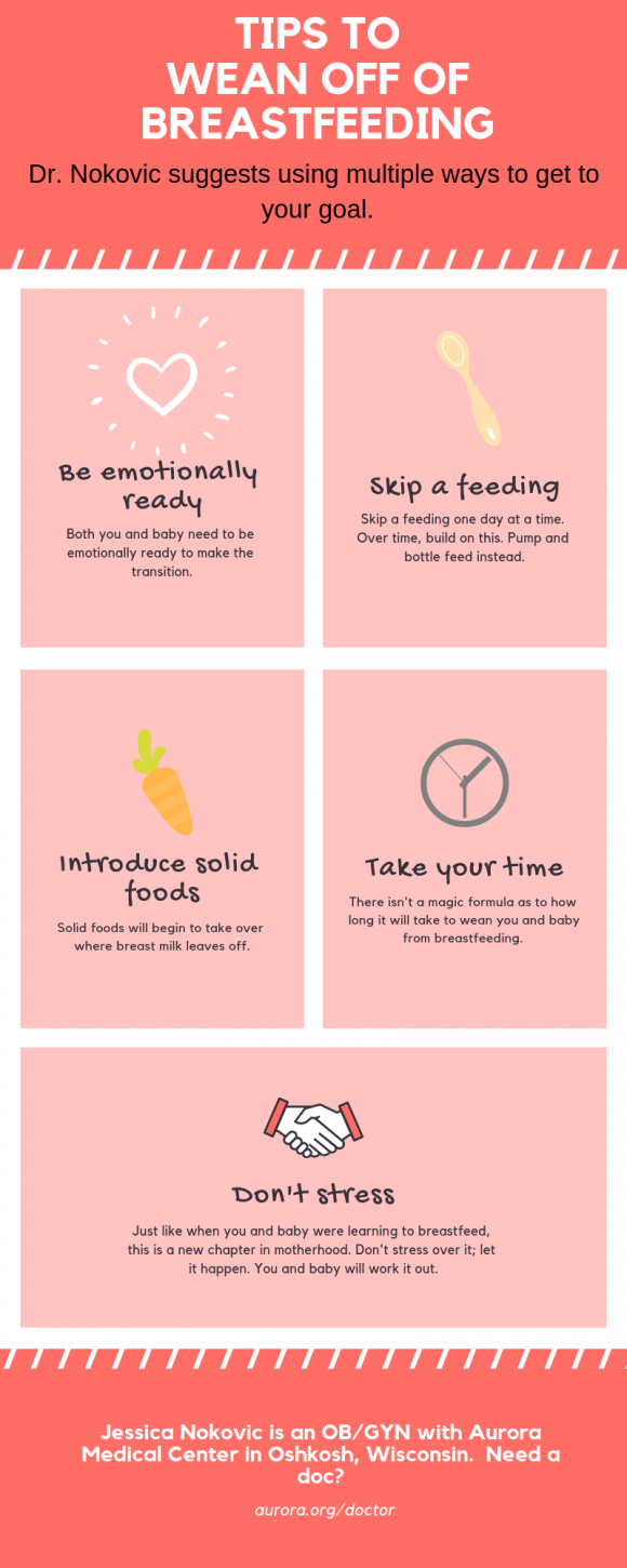 5 tips for weaning off breastfeeding health enews