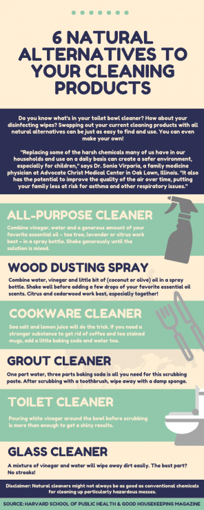 6 natural alternatives to your cleaning products | health enews