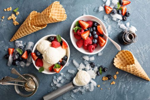 Ice cream vs. frozen yogurt