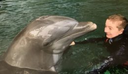 From a serious spinal issue to swimming with dolphins
