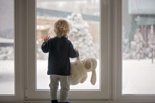 How to navigate winter with kids at home