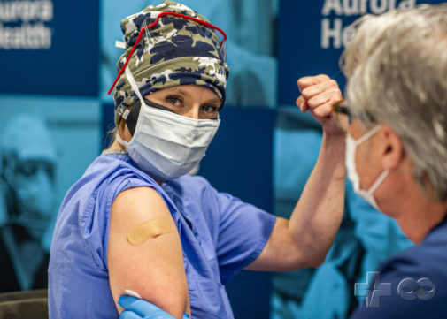Nurse, cancer survivor puts faith in doctors and gets vaccine