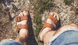 Finding supportive sandals