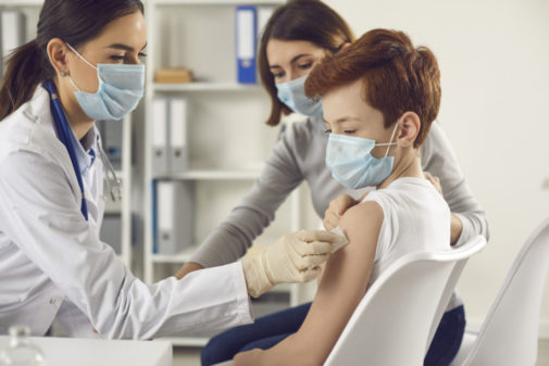 Can kids get the COVID-19 vaccine and the flu shot at the same time?