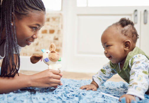 Make tummy time a bonding experience